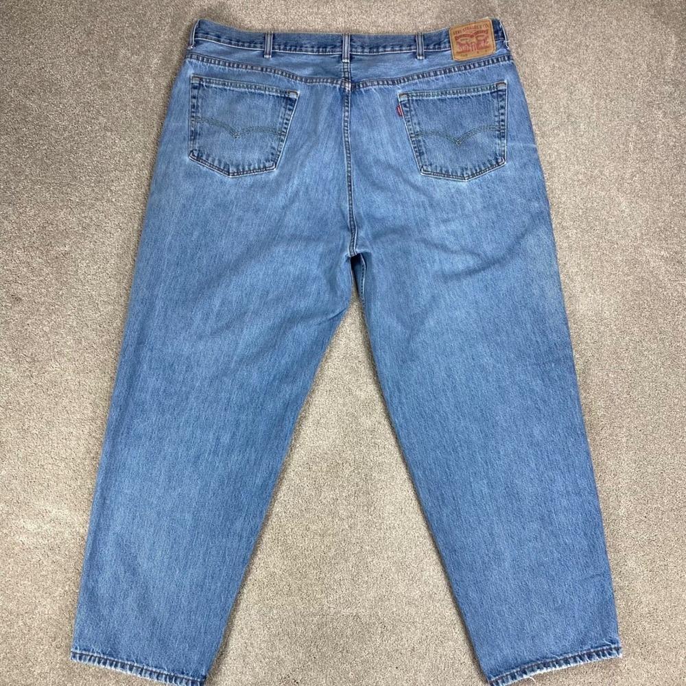 Levis 560 Comfort Fit Tapered Leg Jeans Mens Sz 48x32 Blue Classic Rugged Denim - Picture 3 of 16